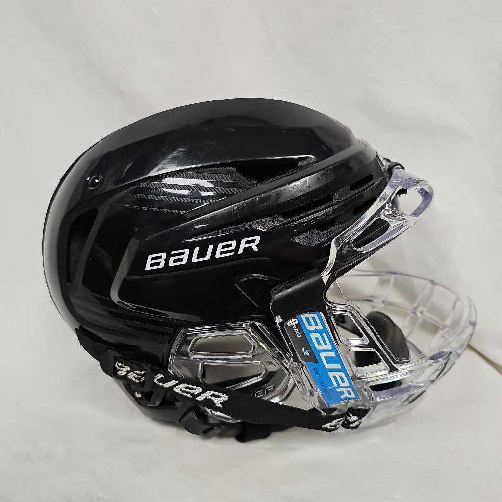 Bauer Re-Akt 85 Hockey Helmet with Bauer Concept 3 Face Shield, Size Small
