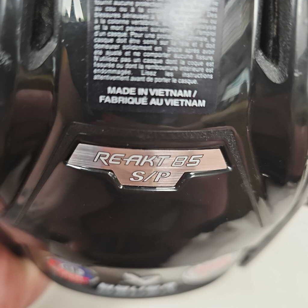 Bauer Re-Akt 85 Hockey Helmet with Bauer Concept 3 Face Shield, Size Small