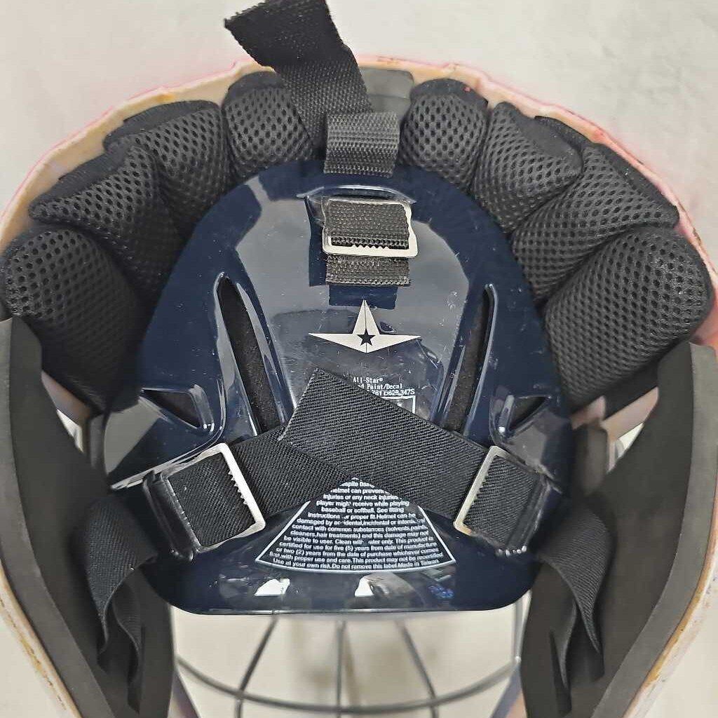 All-Star MVP2500 Baseball Catcher's Helmet, Size 7 - 7 1/2