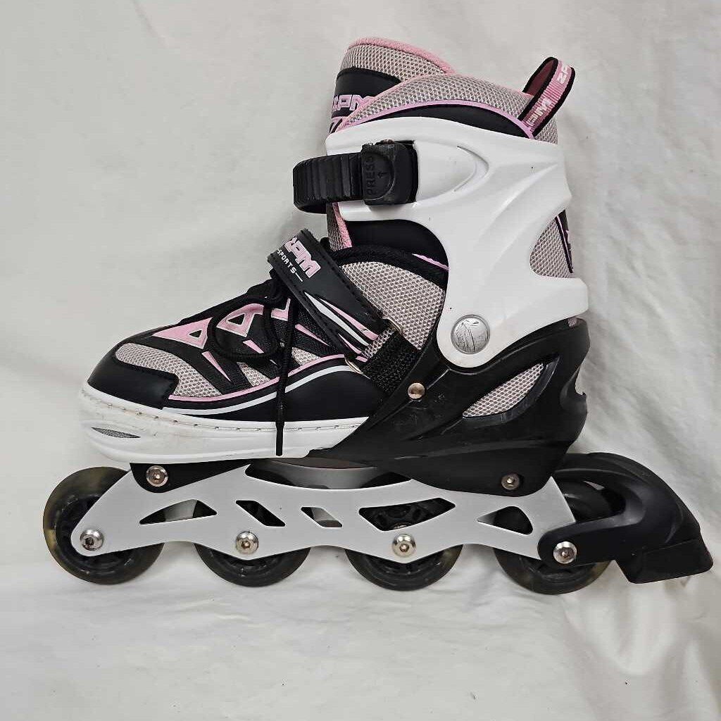 2PM Sports Cytia Girls Adustable Inline Skates, Size 3-6