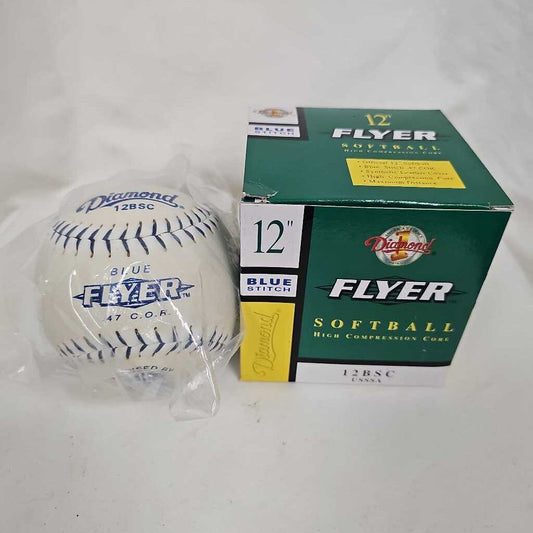 Diamond Blue Flyer Slowpitch Softball, 12"