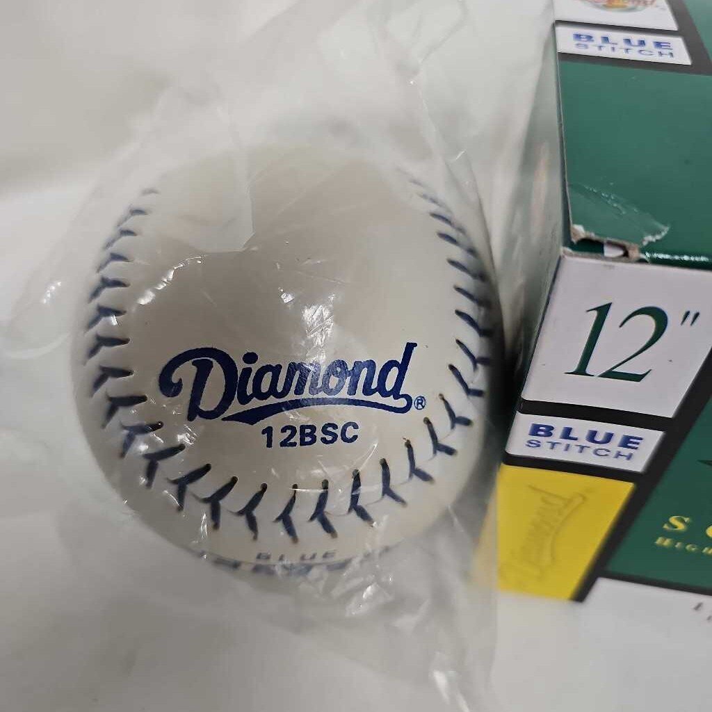 Diamond Blue Flyer Slowpitch Softball, 12"