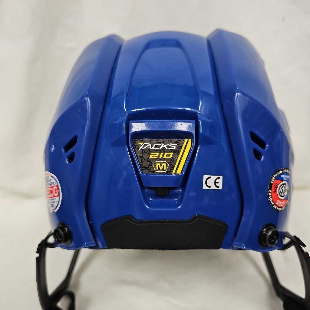 CCM Tacks 210 Hockey Helmet Only, Royal, Medium