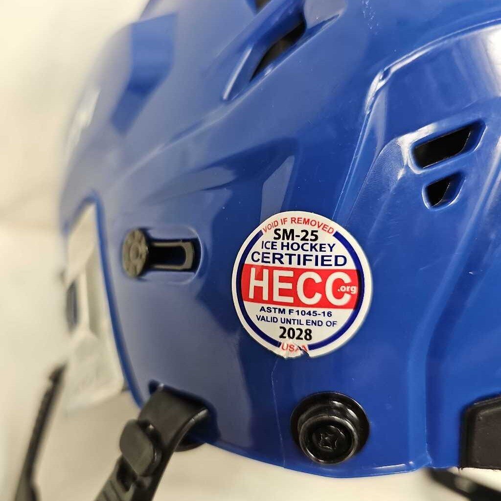 CCM Tacks 210 Hockey Helmet Only, Royal, Medium