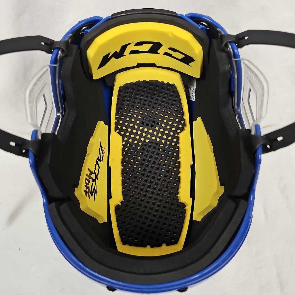 CCM Tacks 210 Hockey Helmet Only, Royal, Medium