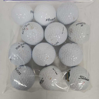 Mixed Bag of Golf Balls, 12 pack