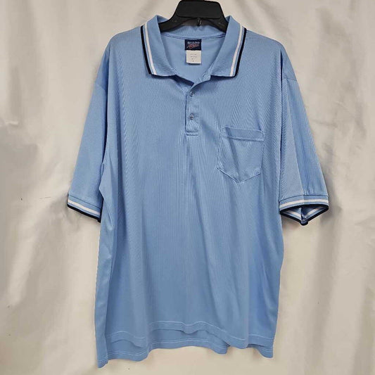 Dalco Athletics Umpire Polo, Light Blue, XL