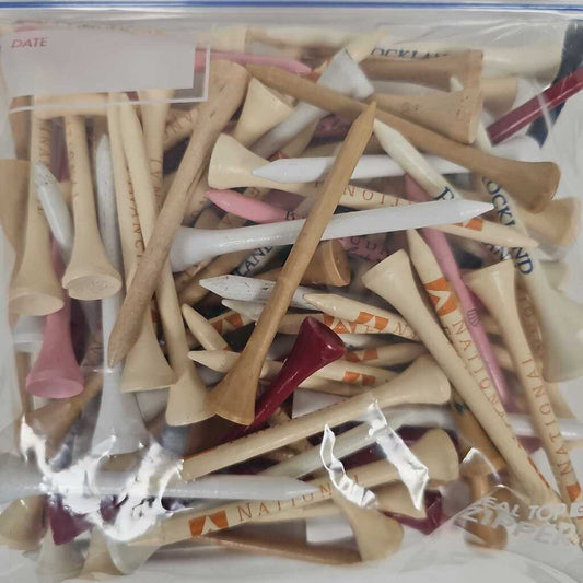 Bag of Wood Tees - 2 3/4" - 100 count