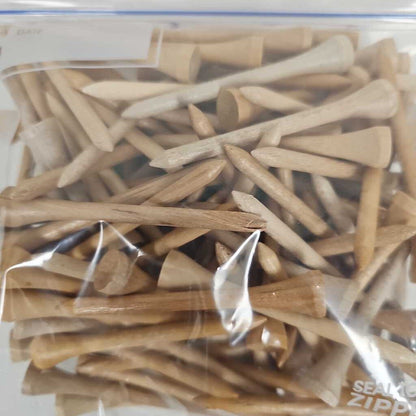 Bag of Wood Tees - 2 3/4" - 100 count