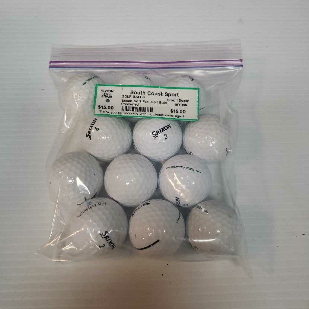 Srixon Soft Feel Golf Balls Preowned