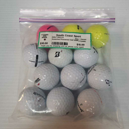 Assorted Preowned Golf Balls