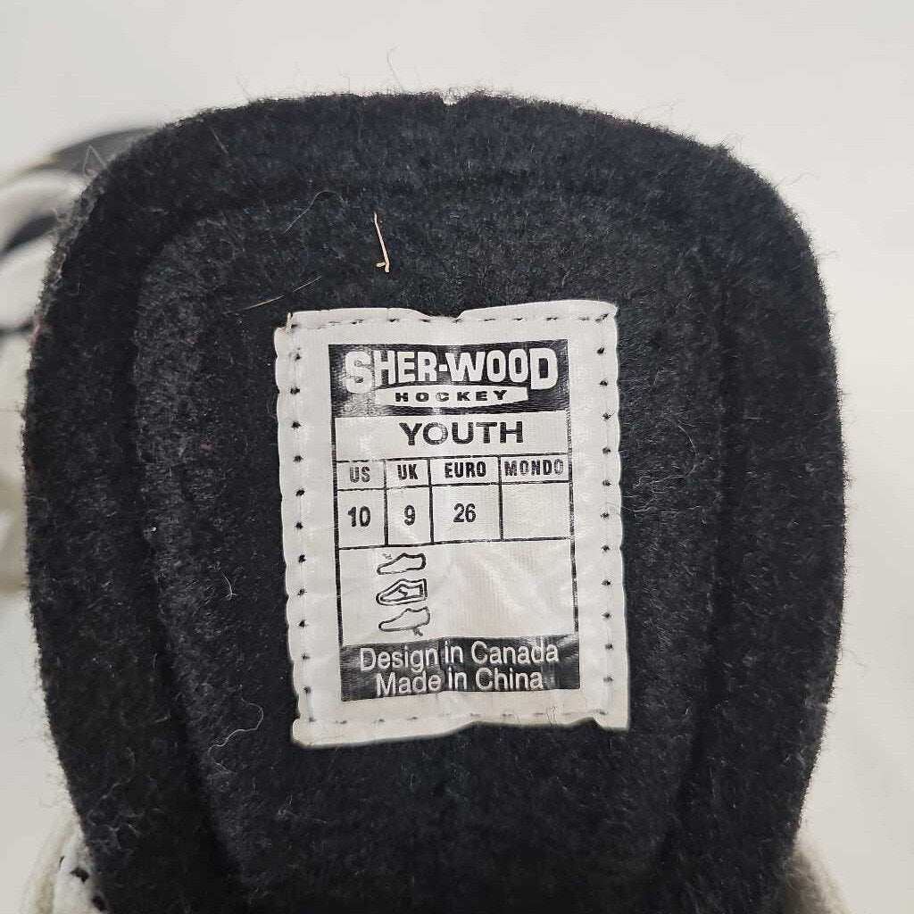Sherwood 5000 Youth Hockey Skates, Size Y10