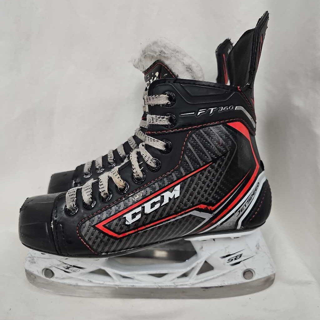 CCM Jetspeed FT360 Junior Hockey Skates, Size 2.5