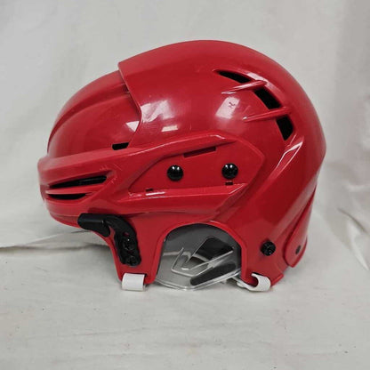 Warrior Krown LTE Hockey Helmet, Red, Small
