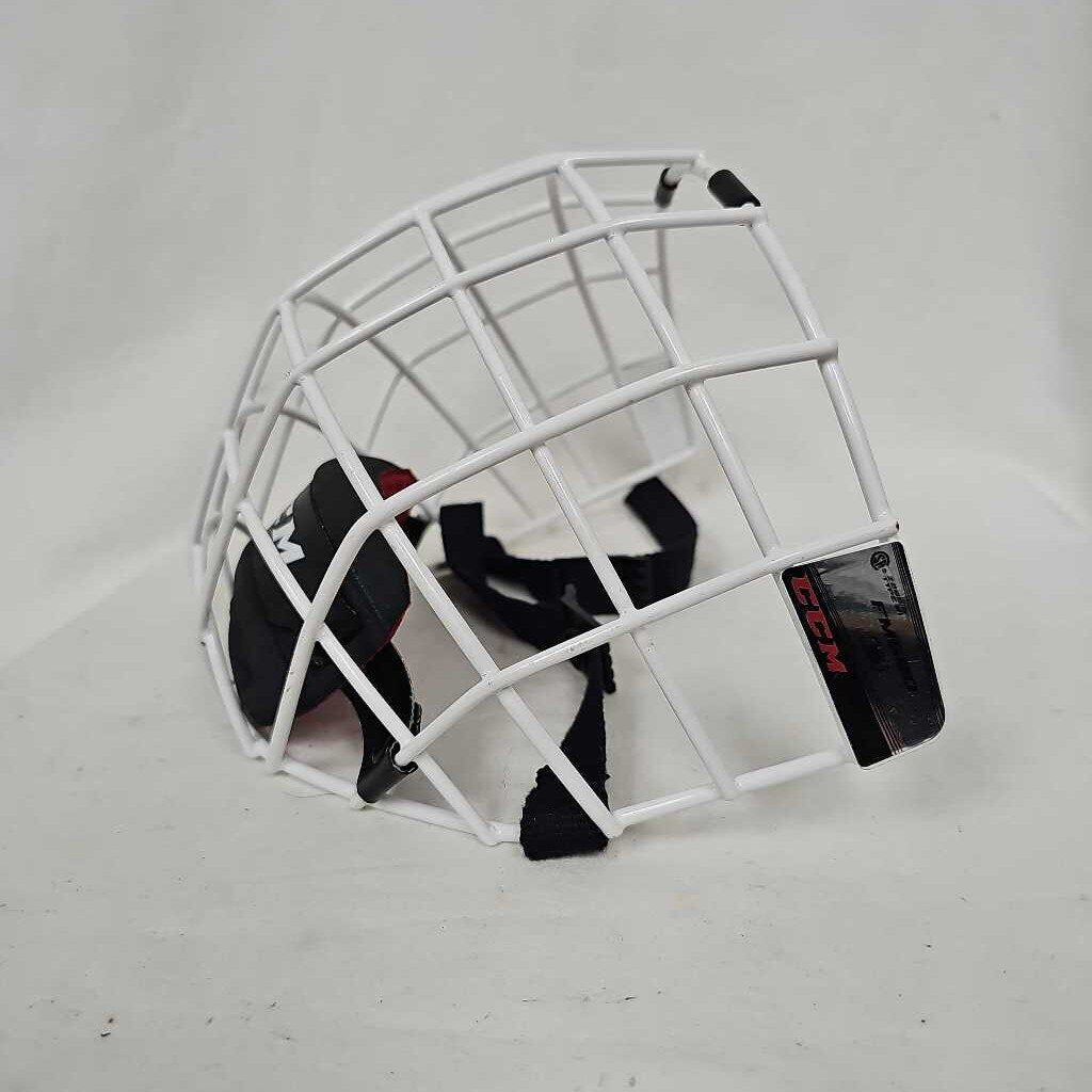 CCM FM580 White Hockey Helmet Cage, Small
