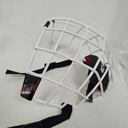 CCM FM580 White Hockey Helmet Cage, Small