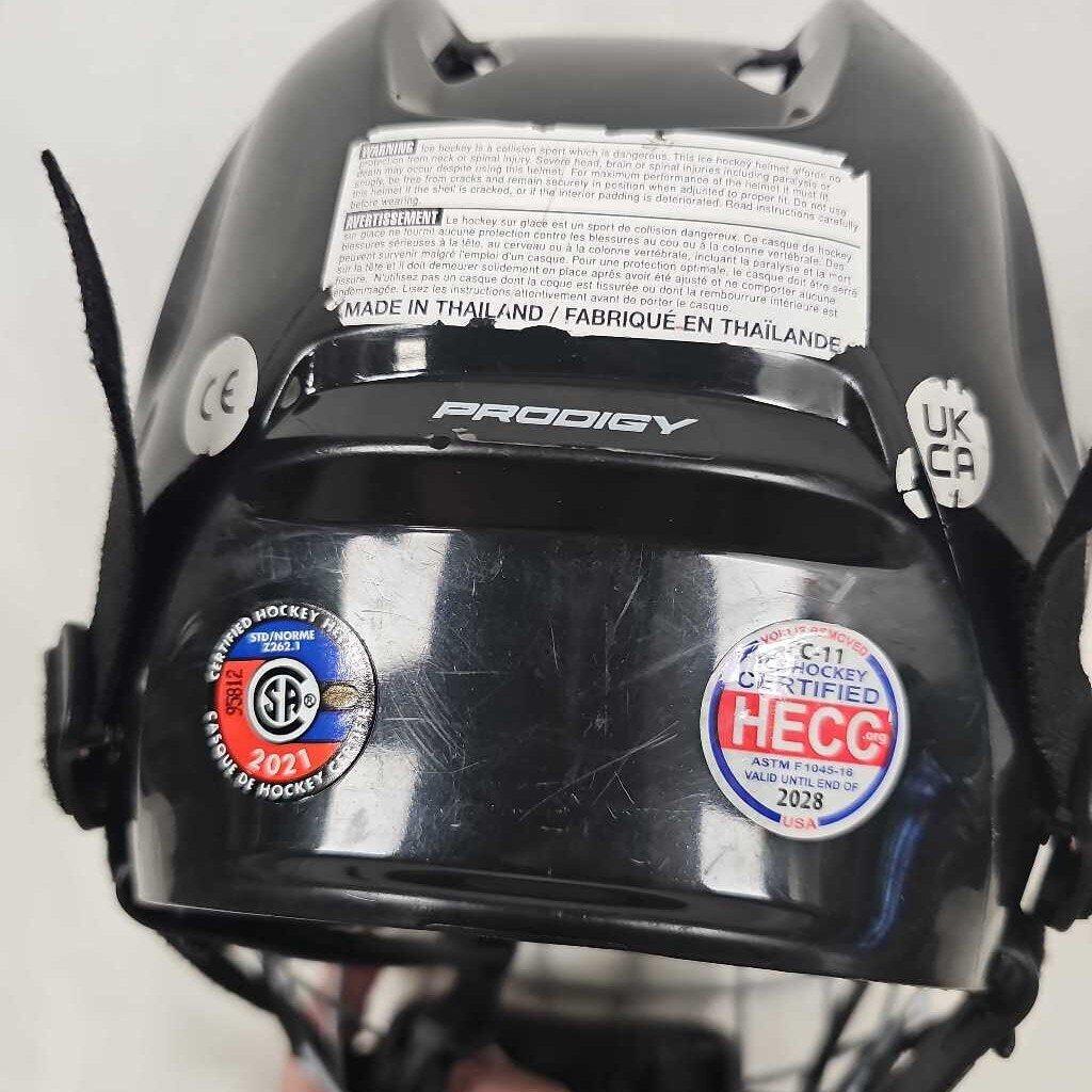 Bauer Prodigy Youth Hockey Helmet Combo, Black