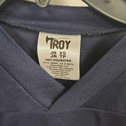Troy Northeast Generals Hockey Jersey, Navy, Jr XS