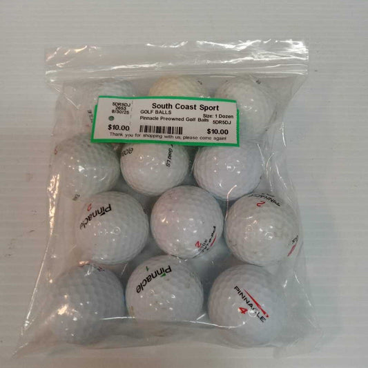 Pinnacle Preowned Golf Balls - 1 Dozen