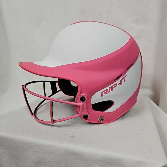 Rip-It Vision w/ Facemask Batting Helmet, 6 1/2 - 7 3/8