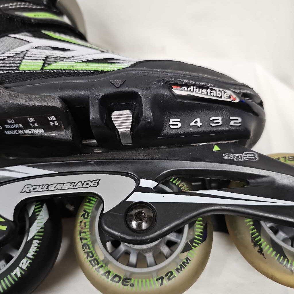 Rollerblade Spitfire XT Inline Skates, Sizes 2-5