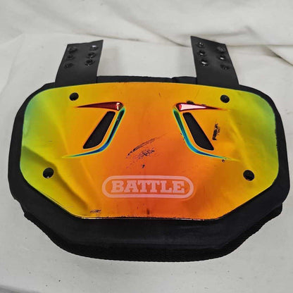 Battle Chrome Adult Football Back Plate