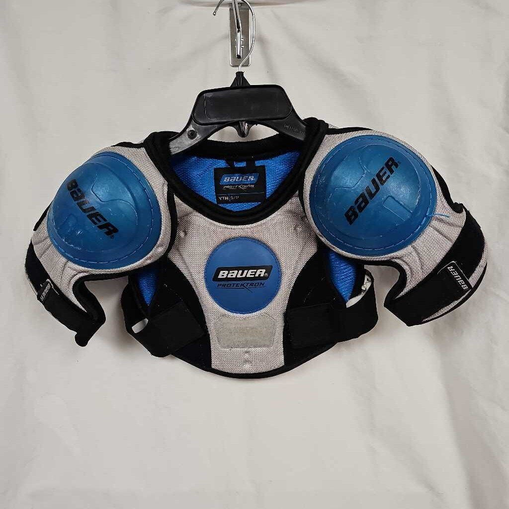 Bauer Protektron Youth Hockey Shoulder Pads, Size Small