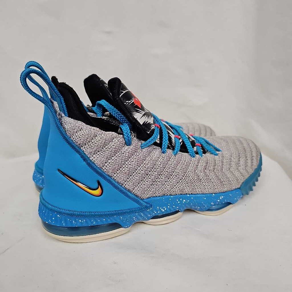 Nike Lebron 16 "South Beach" Basketball Shoes, Size 5.5Y
