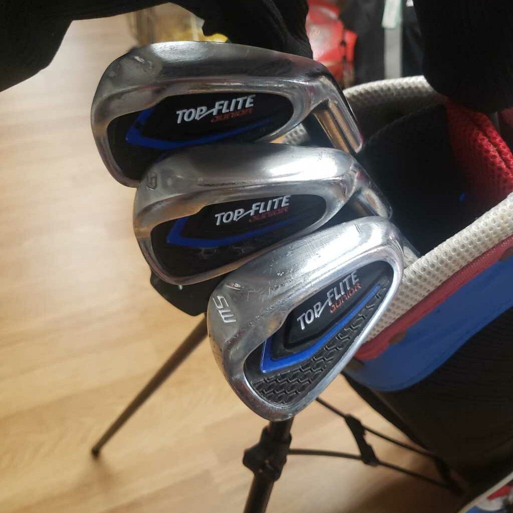 Top-Flite Jr Golf Set, 6 Clubs with Bag