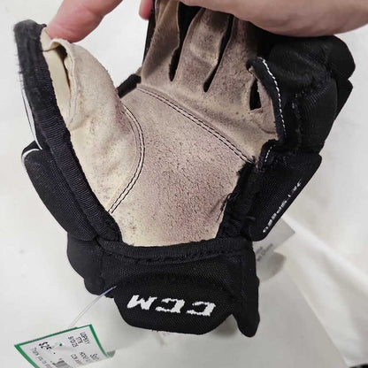 CCM Jetspeed FT350 Youth Hockey Gloves - 10" - Black