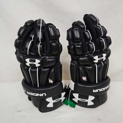 Under Armour 2T2 Men's Lacrosse Gloves - Small - Black