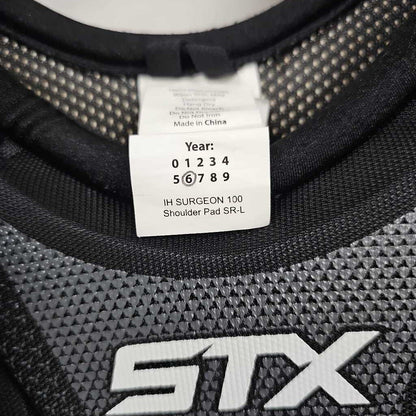 STX Surgeon 100 Senior Hockey Shoulder Pads, Size Large