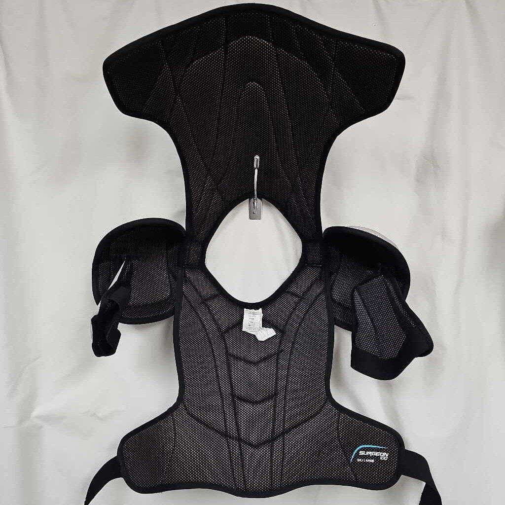 STX Surgeon 100 Senior Hockey Shoulder Pads, Size Large