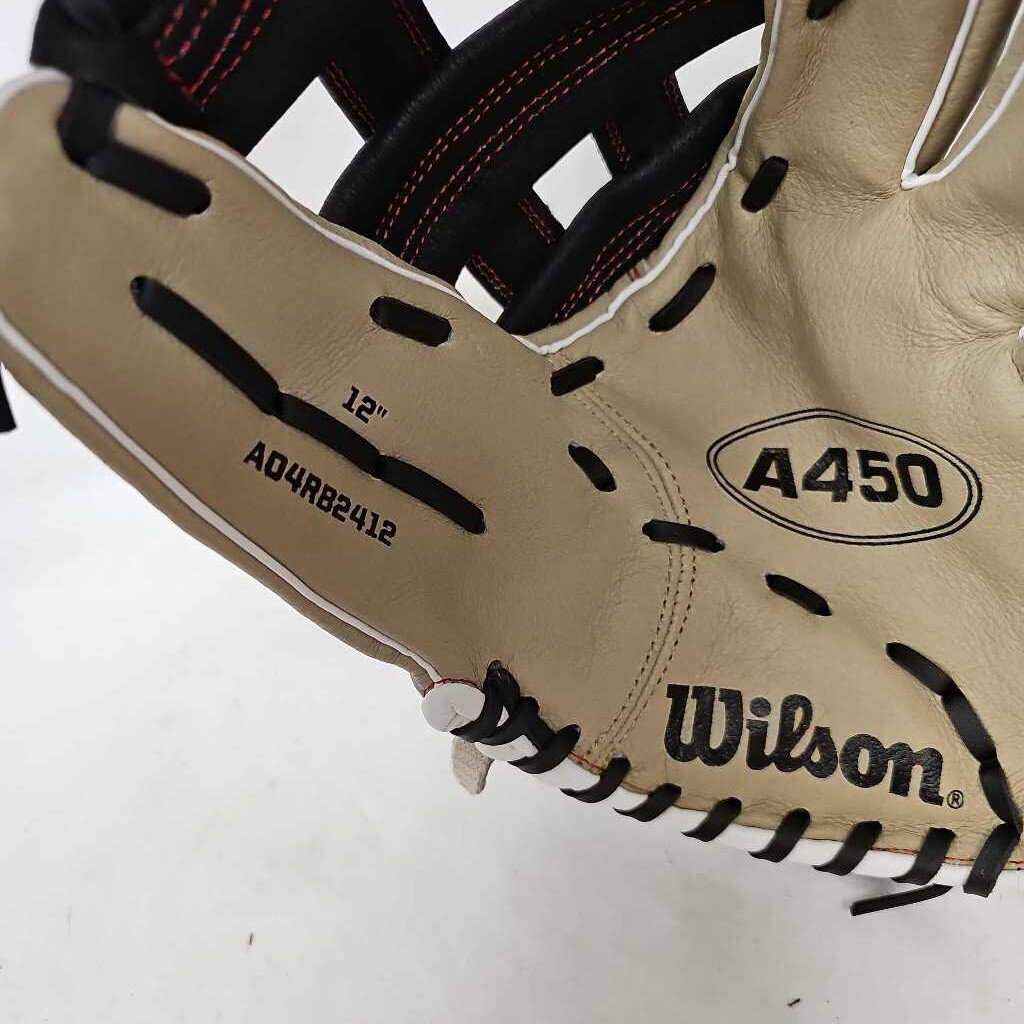 Wilson A450 Baseball Glove, 12" RHT