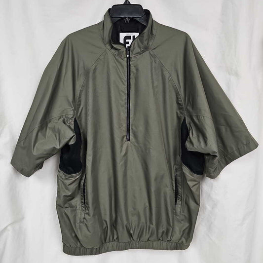 FootJoy DryJoys 1/4 Zip Wind Shirt, Men's Large
