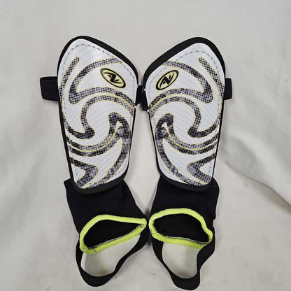 Athletic Works Stirrup Style Youth Soccer Shin Guards, Size Small