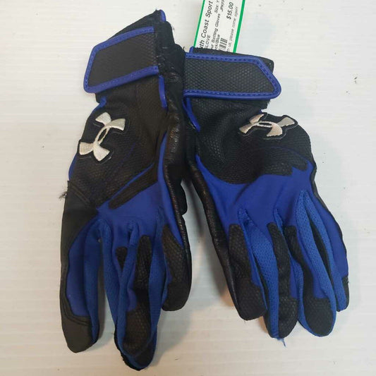 Under Armour Batting Gloves, Youth Large