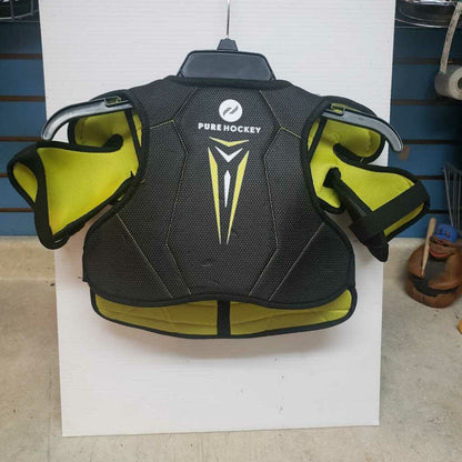 Pure Hockey Brand Hockey Shoulder Pads, Youth Large