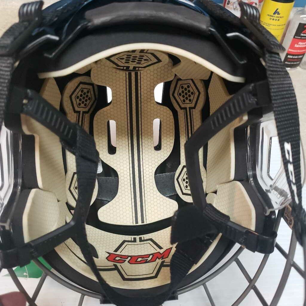 CCM Tacks 110 Hockey Helmet w/Cage, Small