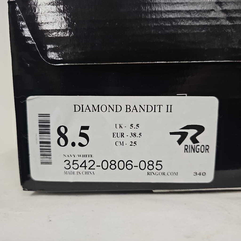 Rip-It Ringor Diamond Bandit 2.0 Softball Spikes, Size 8.5