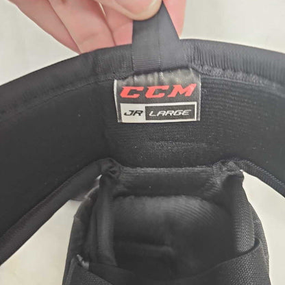 CCM QLT Edge Junior Hockey Elbow Pads, Size Large