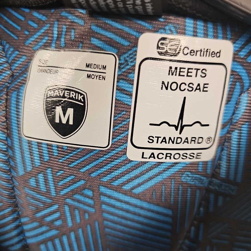 Maverik Charger 2.0 Lacrosse Shoulder Pads, Size Medium