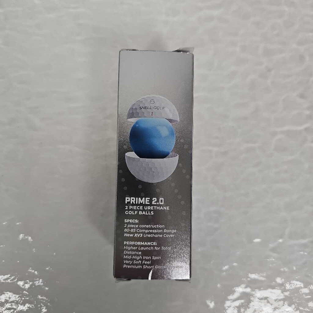 Snell Golf Prime 2.0 Golf Balls, 3 pack