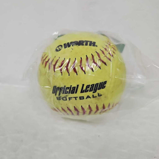 Worth Official League Softball, 12" Yellow
