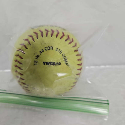 Worth Official League Softball, 12" Yellow