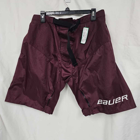 Bauer Pant Cover Shell, Maroon, Sr Large
