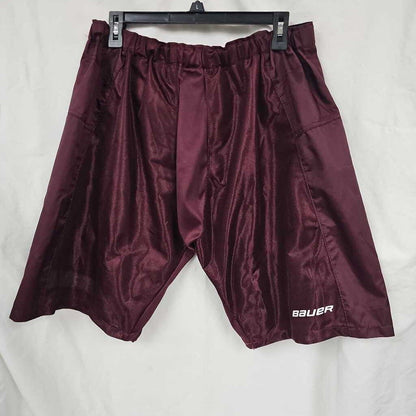 Bauer Pant Cover Shell, Maroon, Sr Large