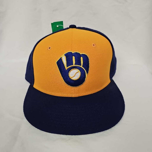 New Era Milwaukee Brewers Cooperstown Baseball Hat, 7-1/4