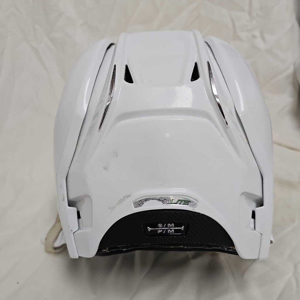 Bauer Hyperlite Hockey Helmet, White, Small