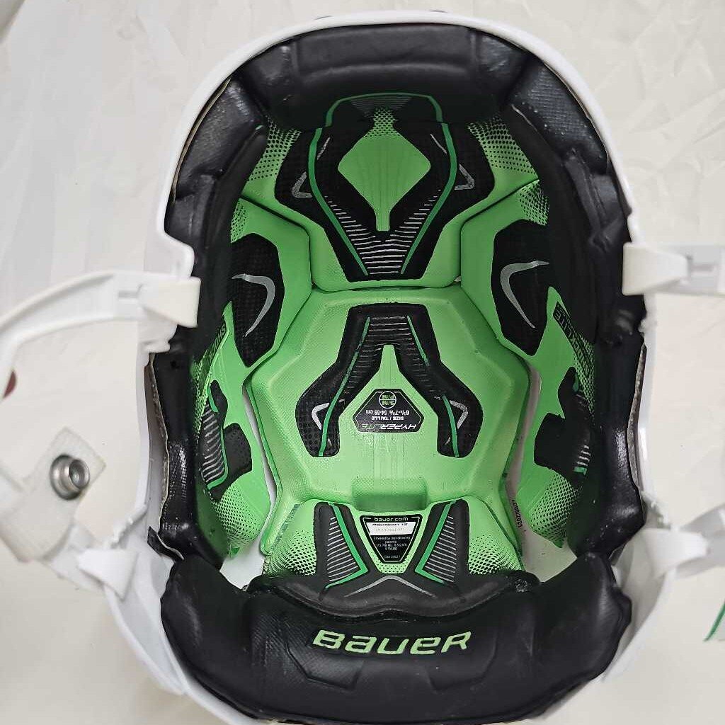 Bauer Hyperlite Hockey Helmet, White, Small